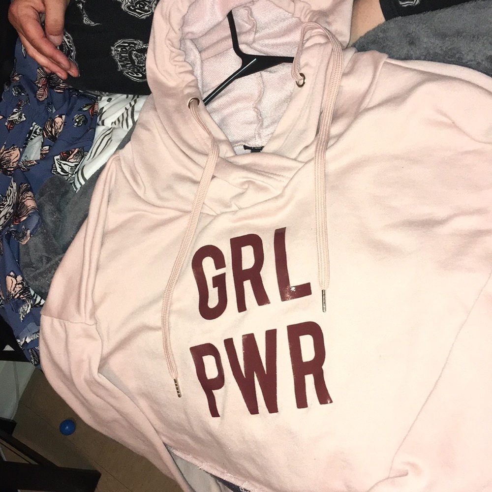 Crop top hoodie